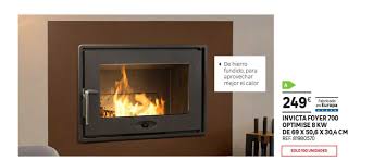Très intéressé par l'aduro h1, leroy merlin refuse de me le vendre sans passer par un installateur agréé formé. Oferta Inserts De Pellets Invicta Foyer 700 Optimise 8 Kw De 69x50 6x30 4 Cm En Leroy Merlin