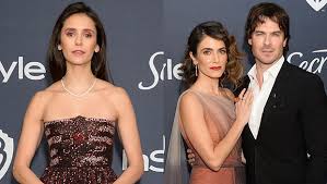 There are already 25 enthralling, inspiring and awesome images tagged with nina and ian. Nina Dobrev Ian Somerhalder Nikki Reed At Golden Globes After Party Pics Hollywood Life