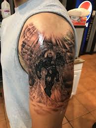 Spawn Comic Book Character I Tattooed Artist At California Ink Tattoo Studio Fan Tattoo Tattoos Comic Tattoo