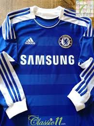 Official Adidas Chelsea Home Long Sleeve Football Shirt From The 2011 12 Season