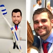 Custom Dentist Bobble Head, Personalized Dentist Statue,dentist  Appreciation Gift,gift for Dentist,dentist Graduation Gift