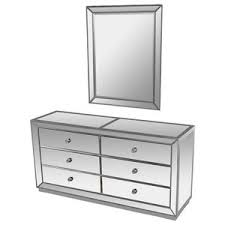 Shop wayfair for the best master bedroom dresser. Nicolette Bedroom 6 Drawer Dresser Mirrored Finish Traditional Dressers By Furniture Import Export Inc Fra2011 6 Drawer Dresser Houzz