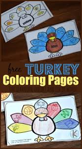 Turkey coloring page to color, print or download. Super Cute Free Turkey Coloring Pages