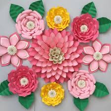 Paper flowers wedding bouquet boutonniere cardstock flowers gold. Add Paper Flowers To Your Butterfly Fairy Garden Theme Birthday Butterfly Fairy Garden Birthd Large Paper Flowers Paper Flower Backdrop Wedding Paper Flowers