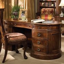 Pair of antique burr walnut kidney side tables. New Orleans Kidney Desk Hekman Furniture Cart