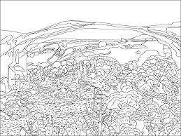 Each printable highlights a word that starts. Landscapes Coloring Pages For Adults Coloring Home