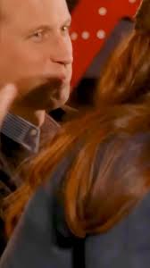 Prince William was having literal heart eyes. It's just so sweet to see.,  The then Duke and Duchess of Cambridge during a visit to the island village  of Bella Bella, British Columbia, Canada