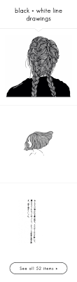 black white line drawings by ciara steg liked on polyvore featuring doodles draw filler outline text fil line drawing black and white clothes design