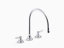 kitchen sink faucet, lever handles kohler
