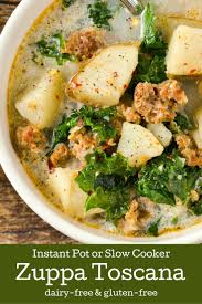 Dairy Free Zuppa Toscana Recipe Gluten Free Recipe Dairy Free Recipes Dinner Gluten Free Instant Pot Recipes Gluten Free Dairy Free Recipes