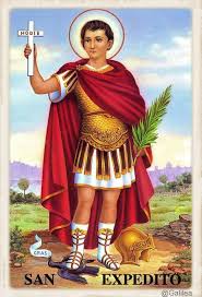 Santo expedito foi comandante de uma legião de soldados romanos encarregados de proteger o império dos ataques do oriente. Testimonios Para Crecer San Expedito 19 De Abril Imagenes De Santos Catolicos Vidas De Santos Historia De Los Santos