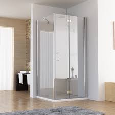 Duschkabinen der größe 75 x 90 cm erwarten sie hier bei reuter in großer auswahl. Duschkabine Eckeinstieg Dusche Falttur Duschwand Mit Seitenwand Nano Glas 195cm Dap Sa L1 Lisa