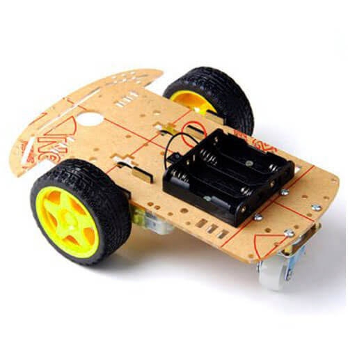 Smart car chassis base bracket Mini small kit monitoring remote control Two wheels