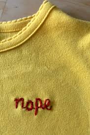 Click here to download the instructions. How To Embroider Words Onto Clothing Stitch Sayings Crewel Ghoul