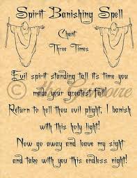 Spirit Banishing Spell Book Of Shadows Page Bos Pages Real Witchcraft Spell Other Wicca Paganism W Magic Spell Book Witch Spell Book Wiccan Spell Book