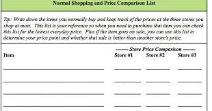 Be Intentional Challenge 19 Create Your Regular Shopping List Grocery Savings Tips Ways To Save Price Comparison