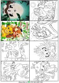 desenho para colorir rei leão