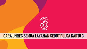 Untuk melakukan langkah ini, tentu diharuskan pengguna provider paket internet telkomsel diharuskan untuk tidak memiliki pulsa atau kuota internet untuk. Cara Menghentikan Semua Layanan Pemotong Pulsa Kartu Tri 3
