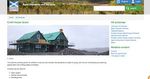 Croft House Grant Scheme Rural Housing Scotland