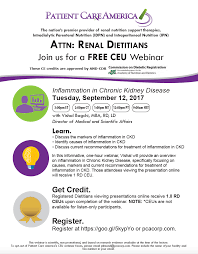 Inflammation has been recognized as an indicator of illness and injury for thousands of years. Webinar Archive Inflammation In Chronic Kidney Disease Patient Care America