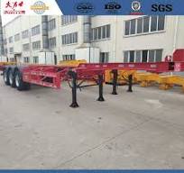 OEM 40FT Gooseneck Tri Axle Skeletal Trailer,40ft Gooseneck ...