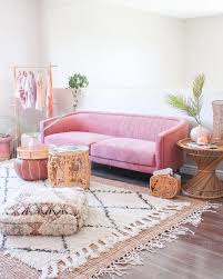 Everly Velvet Sofa In 2020 Living Room Decor Inspiration Pink Living Room Home Decor