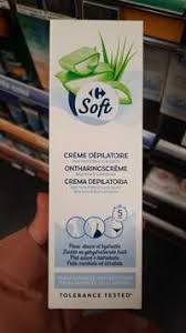 Composition Carrefour Soft Creme Depilatoire Aloe Vera Beurre De Karite Ufc Que Choisir