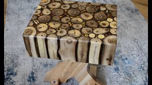 After that, even if you are not very good at this kind of job you can learn and follow instructions. Walnut Logs Side Table Youtube