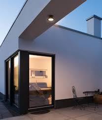 Ceiling lights have incandescent and fluorescent options. Exterior Aluminium Led Ceiling Light With Domed Design