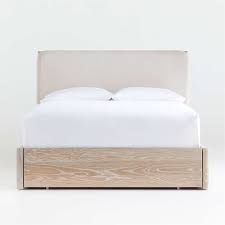 Memomad bali storage platform bed with drawers (queen size, off white) 4.6 out of 5 stars. Casa White Storage Bed With Outlet Crate And Barrel