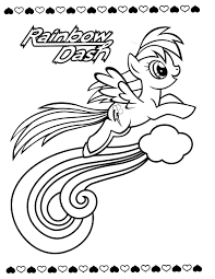 Rainbow Dash Pattern My Little Pony Coloring Horse Coloring Pages Coloring Pages