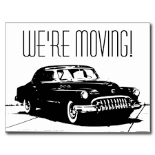 Vintage Car Announcement Postcard Zazzle Com In 2021 Vintage Cars Postcard Moving House Card