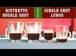 Espresso is the most common way of making coffee in southern typically ristretto is half the volume of normale, and lungo is double to triple the normale volume. Ristretto Single Espresso Shot Double Espresso Shot And Lungo Easy Coffee Recipes Youtube