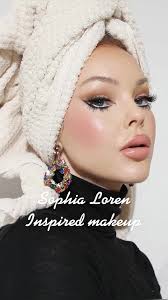 Vintage Sophia Loren Inspired Glam Makeup Tutorial