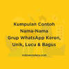 Ketuk chat baru > grup baru. 3
