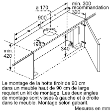 Blindage Plat 90 Cm Serie 4 Dfs097a50 Bosch