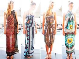 4 Innovative Ways To Wear A Chic Summer Sarong Harpersbazaar Com Summer Sarong Fashion How To Wear Scarves