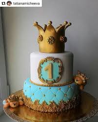1 Year Old Boy 1st Birthday Cake For Baby Boy Prince Pin By Joy On Cake Baby Birthday Cakes Cute Birthday Cakes First Birthday Cakes
