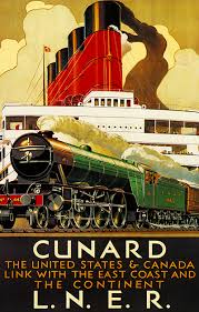 United States And Canada Vintage Travel Poster Poster Von Stickart Marek Travel Posters Vintage Travel Posters Train Posters