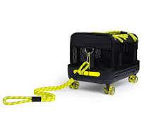 Tough-Shell Wheeled Collapsible Pet Carrier Bag For Dogs – Travel-Friendly,  Soft PVC, Sizes XS To Medium