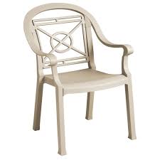 Victoria Style Outdoor Chair Sandstone Resin Furniture Dining Chair Set Patio Dining Chairs