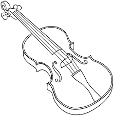 Music And Musical Instrument Coloring Pages And Pictures Violin Violin Tattoo Music Instruments