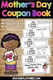 Are You Looking For A Gift To Make Mom On Mother S Day Grab This Diy Printable Coupon Book Student Mother S Day Coupons Mothers Day Crafts Mothers Day Book