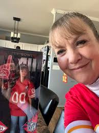 Taylor Swift and Travis Kelce at the Super Bowl