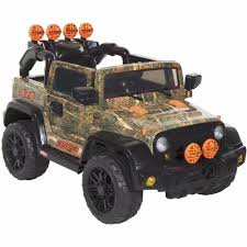 Electric Cars For Kids To Ride Camo 4 X 4 Grill Atv Tires Toddler Fog Lights 6v Surge Kids 4 Wheelers Kids Atv Electric Cars