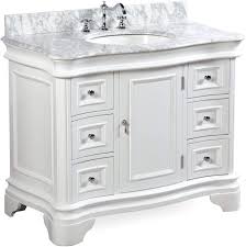 Customers say about your home. Amazon Com Katherine 42 Inch Bathroom Vanity Carrara White Includes White Cabinet With Authentic Italian Carrara Marble Countertop And White Ceramic Sink Furniture Decor
