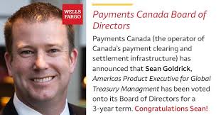 Honored and humbled to be joining Payments Canada's Board of Directors.