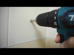 เจาะผน งกระเบ องห องน ำ ห องคร ว ไม แตกร าว how to penetrate the bathroom tile youtube ห องคร ว