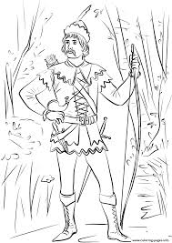Little john pages robin pages animated robin superhero pages robin hood and maid marian page. Robin Hood In Sherwood Forest United Kingdom Coloring Pages Printable