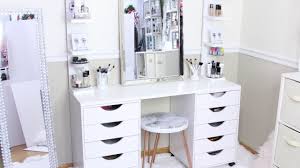 Ikea Alex Desk Dupe Diy Under 100 Ikea Alex Desk Vanity Set Ikea Ikea Vanity